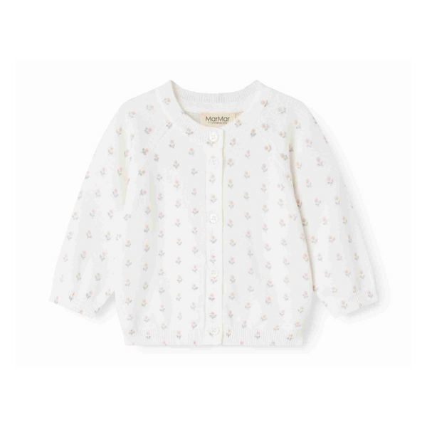 marmar copenhagen taki baby cardigan flower stripe