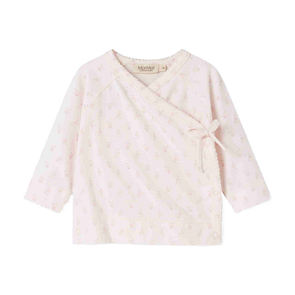 marmar copenhagen tut wrap long sleeve baby top mini bloom
