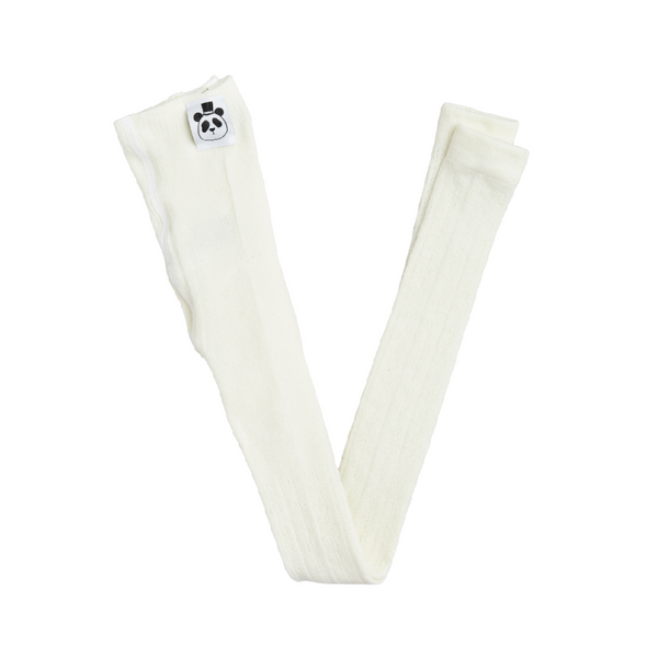 mini rodini pointelle leggings white