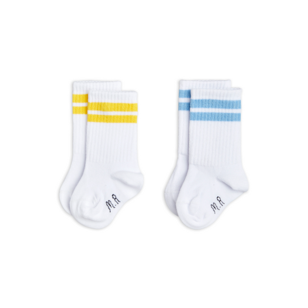 mini rodini iconic baby socks 2 pack