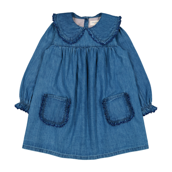 louis louise ursula dress chambray