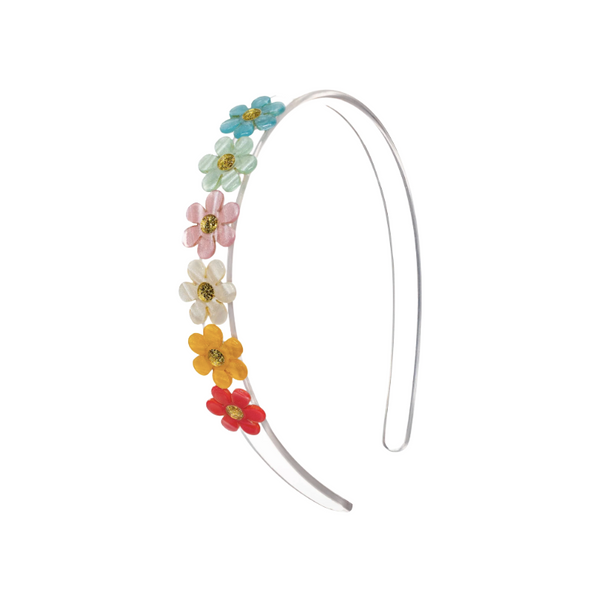 liles & roses daisies pearl headband pastel