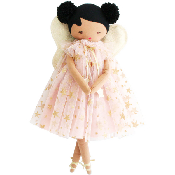 ALIMROSE LILY FAIRY DOLL PINK GOLD STAR