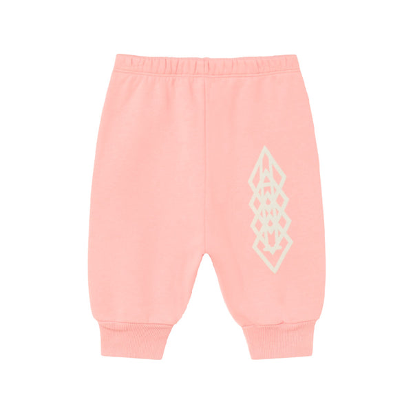 the animals observatory dromedary baby pants pink logo