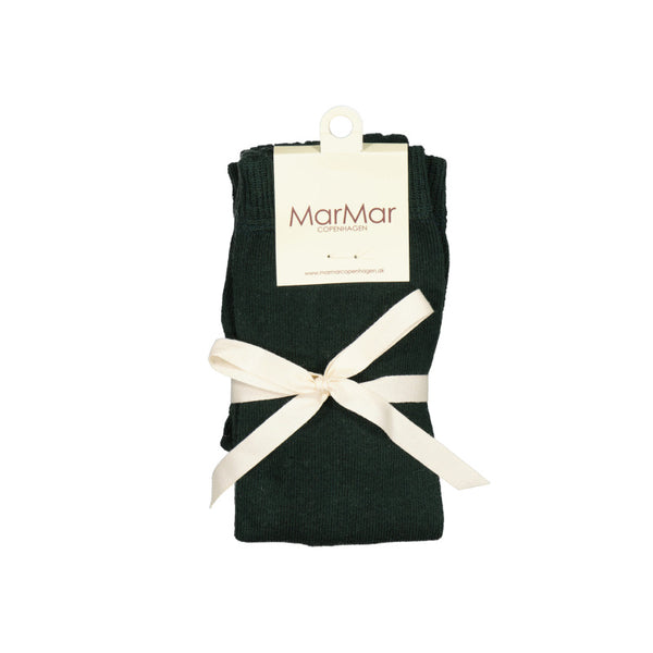 marmar copenhagen cable tights dark leaf