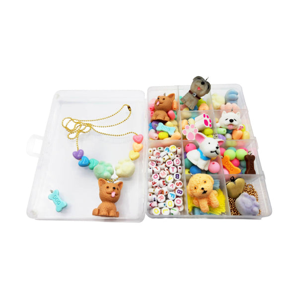 bottleblond necklace and jewelry DIY kit puppy love