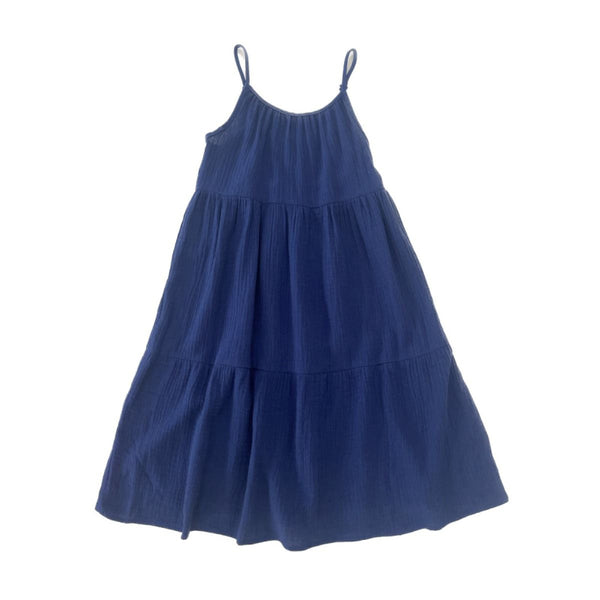 long live the queen summer dress ink blue