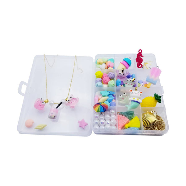 bottleblond necklace and jewelry DIY kit beach