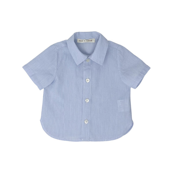 zhoe & tobiah baby shirt indigo