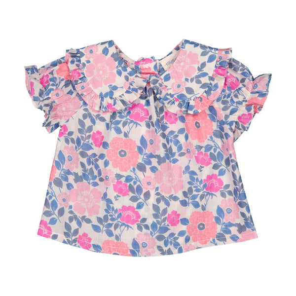 louis louise indie baby tunic lilac vintage flower