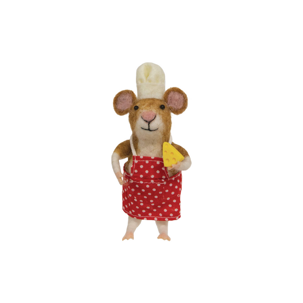 chef mouse ornament