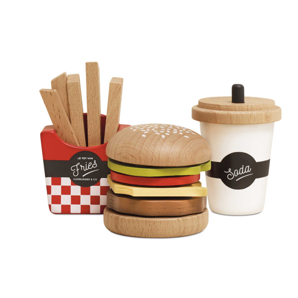 gourmet hamburger play set
