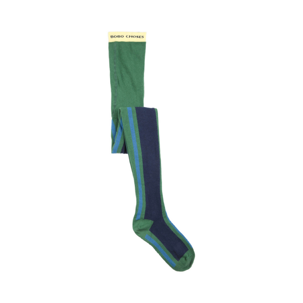 bobo choses color block tights multi