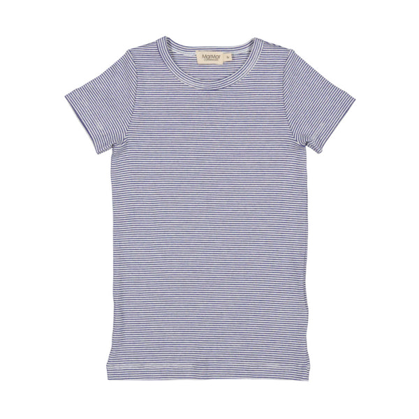 marmar copenhagen tago short sleeve tee blue stripe