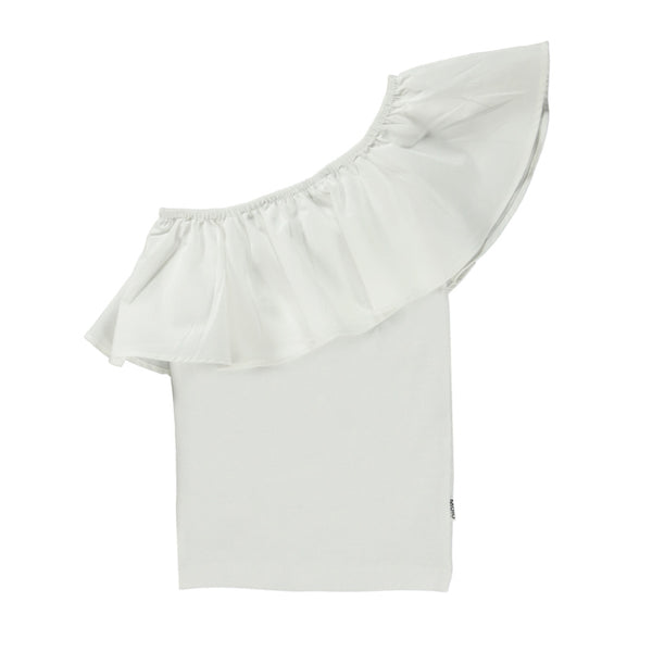 molo rebecca top crisp white