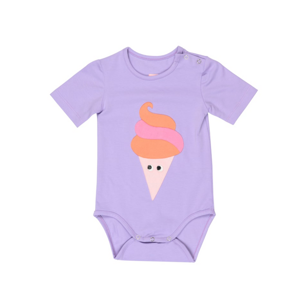 wauw capow mini ice cream baby onesie