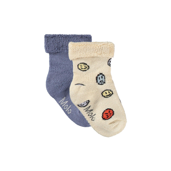 molo nodda 2-pack socks evening sky