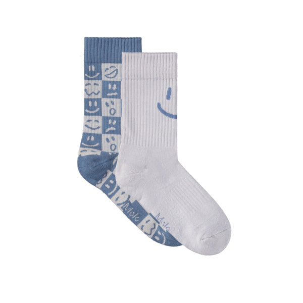 molo norman socks blue dust