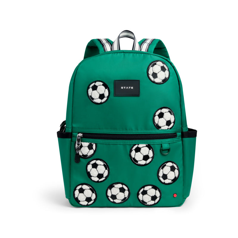 state bags kane kids backpack fuzzy soccer balls