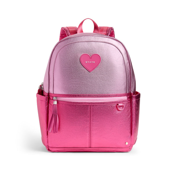 state bags kane kids backpack pink/hot pink colorblock