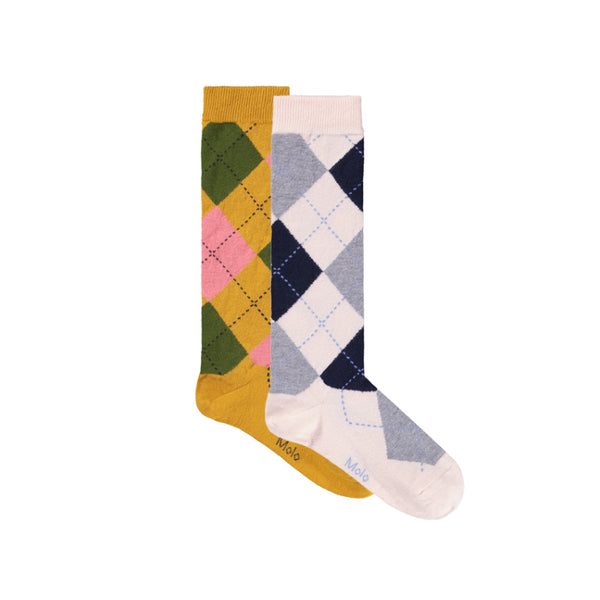 molo norvina 2-pack socks rose hips