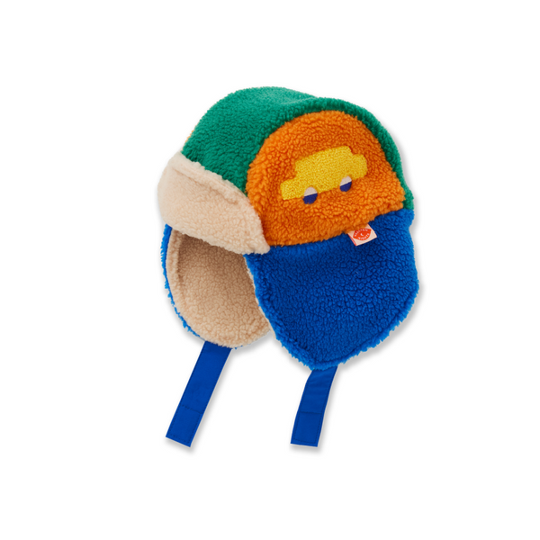 halcyon nights beep beep sherpa trapper hat