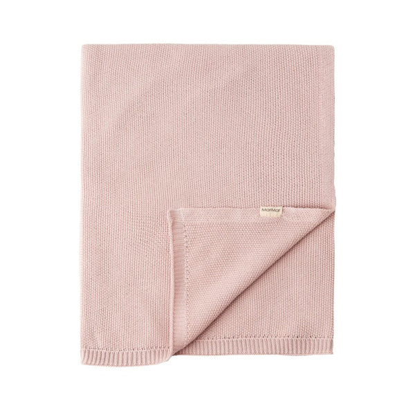 marmar copenhagen alia baby blanket faded rose