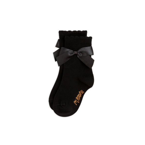 mini rodini satin bow socks