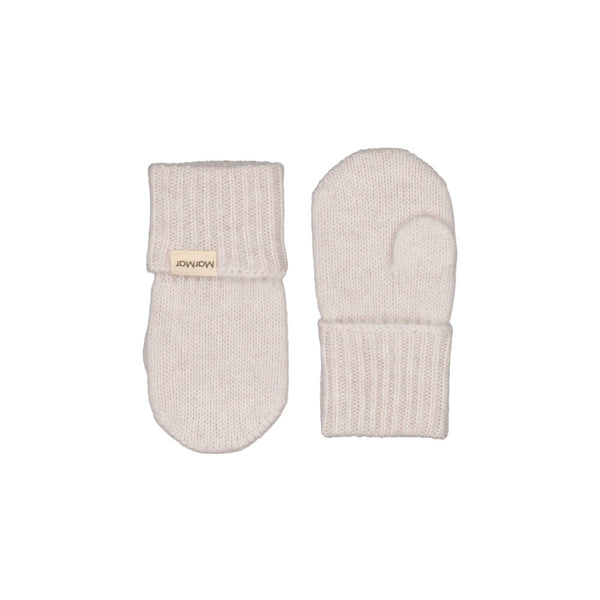 marmar copenhagen alvilda cashmere baby mittens beige melange