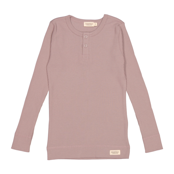 marmar copenhagen long sleeve henley tee lavender