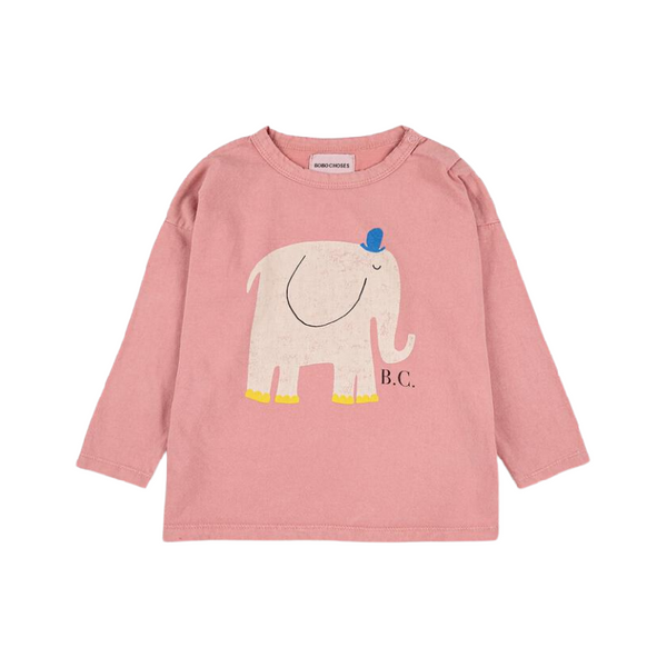 bobo choses the elephant baby ls t-shirt