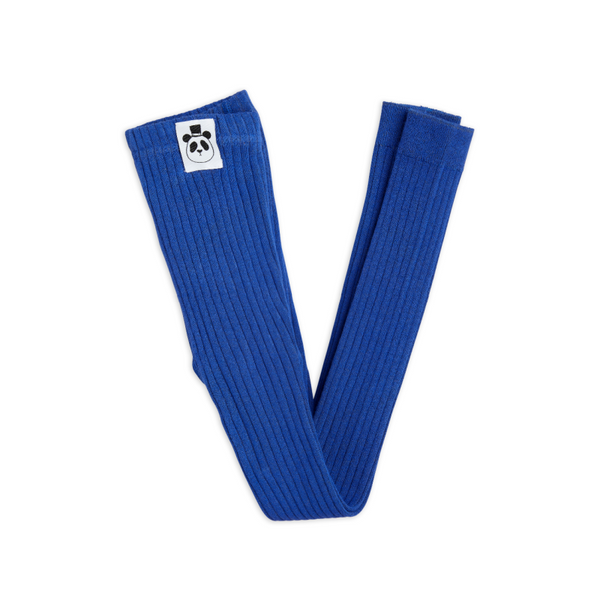 mini rodini ribbed purple tights