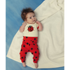 mini rodini dots aop baby leggings red
