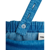 mini rodini note emb lightweight denim dungarees blue