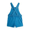 mini rodini note emb lightweight denim dungarees blue