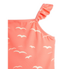 mini rodini seagull frill swimsuit pink