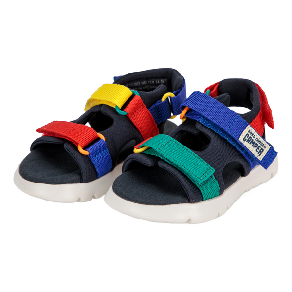 bobo choses x camper oruga fw color block sandals multicolor