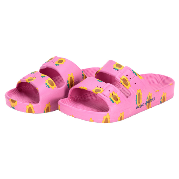 bobo choses sunflower all over freedom moses x bobo choses sandals fuchsia
