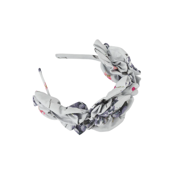 christina rohde floral hair band pale blue