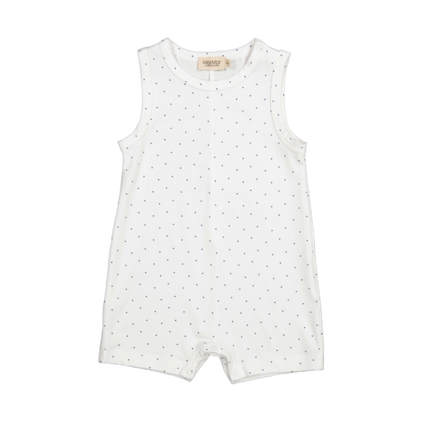 marmar copenhagen rie baby romper blue dot