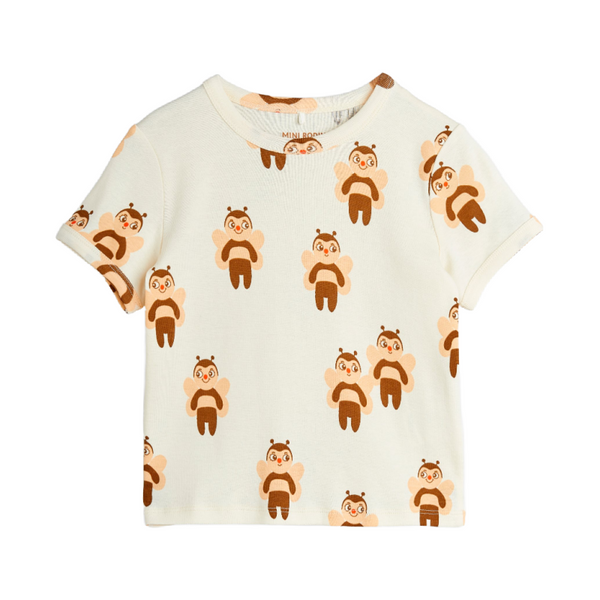 mini rodini bees aop short sleeve tee