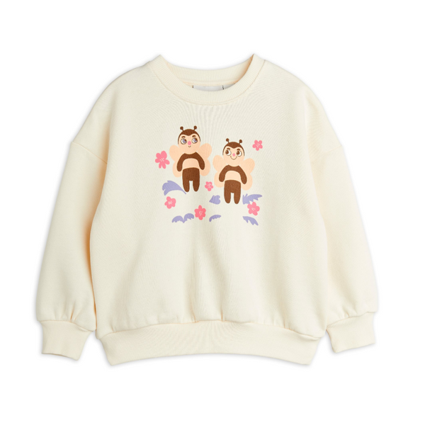 mini rodini bees sp sweatshirt offwhite