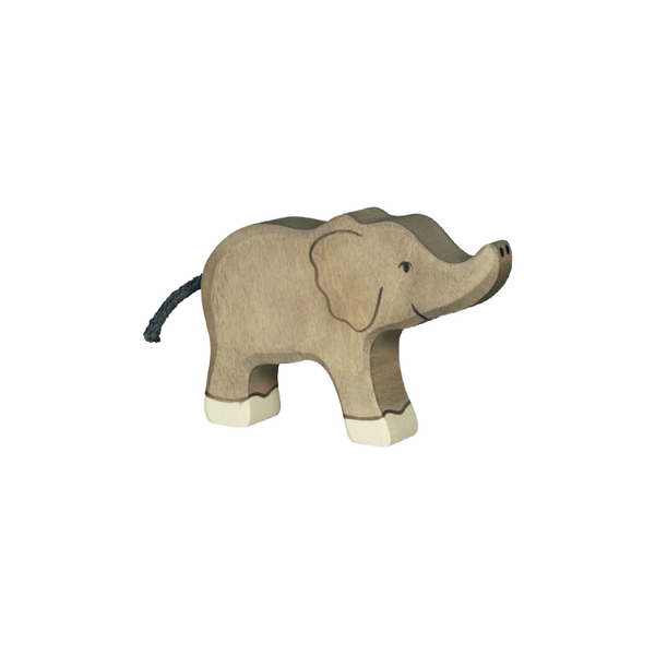 holztiger small elephant trunk raised