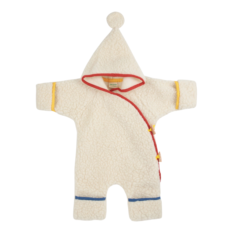 bobo choses x binibamba snugglesuit offwhite
