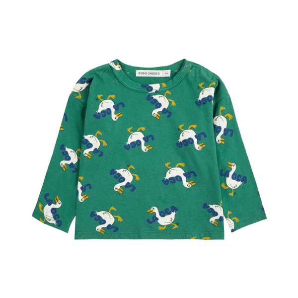 bobo choses la oca all over baby t-shirt green