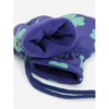bobo choses lucky clover all over padded baby mittens blue