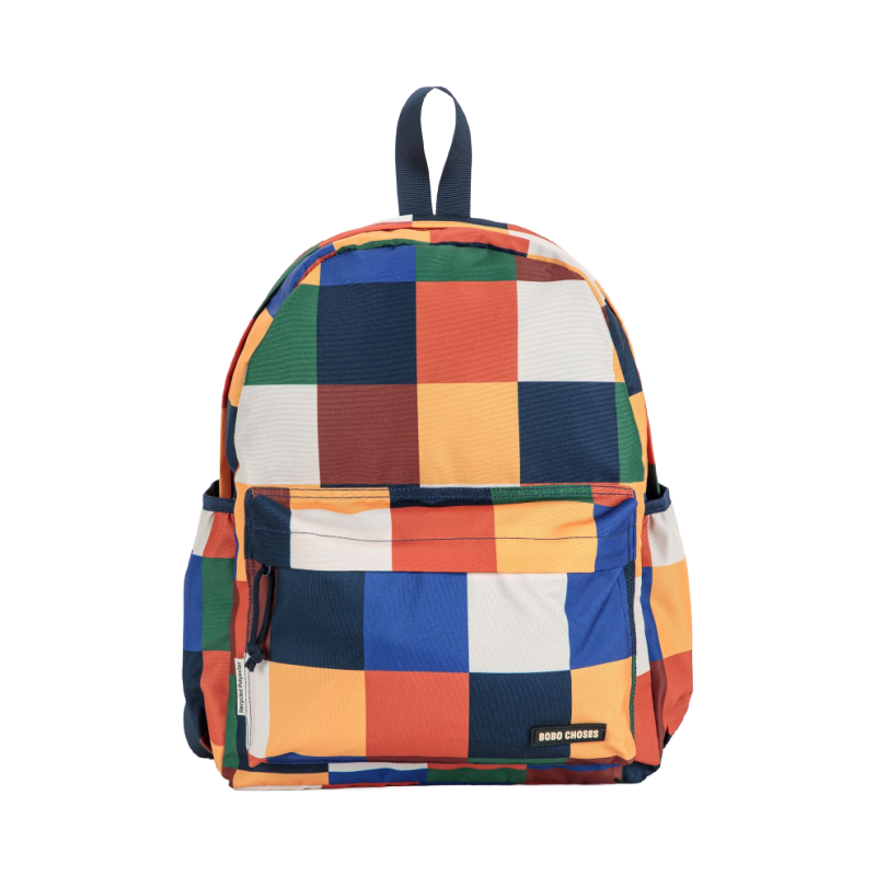bobo choses tiles backpack multicolor