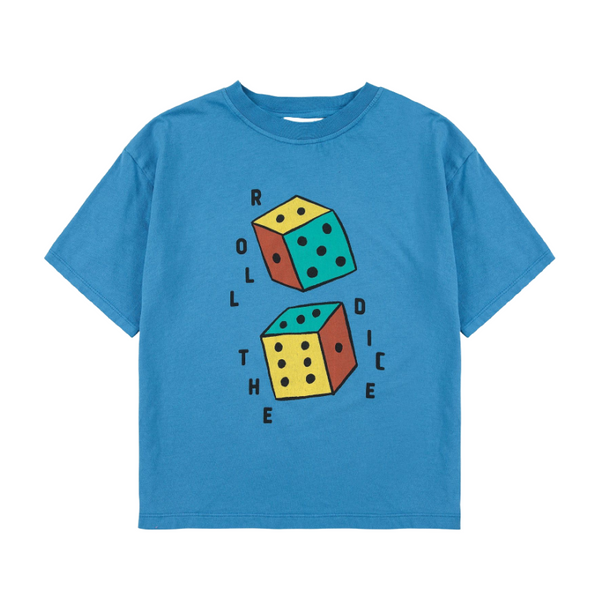 bobo choses roll the dice t-shirt blue