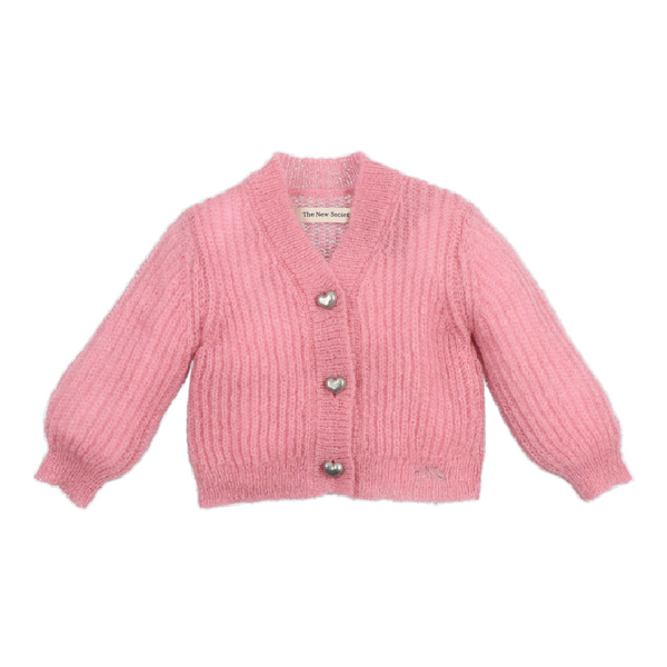 the new society lina baby cardigan dream blush