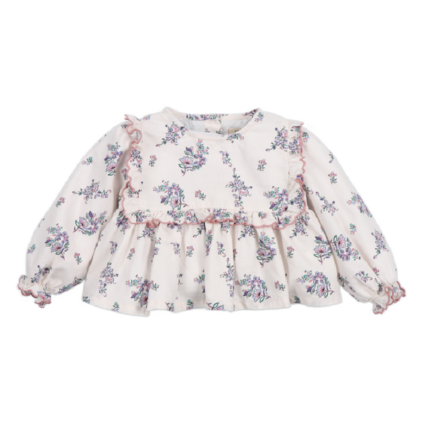 the new society emma baby blouse white